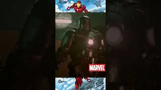 Robert Downey jr Iron Man’s First Suit Build and Escape | Iconic Scene #mcushorts #ironman