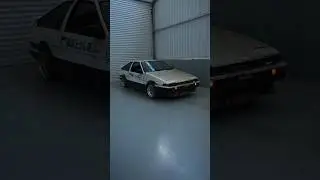 Toyota Sprinter trueno GT 1985 (AE86) engine start 