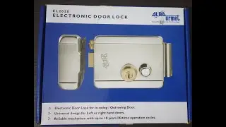 ALBA URMET ELECTRONIC DOOR LOCK UNBOXING