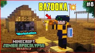 BAZOOKA💥 | Minecraft Zombie Apocalypse | S2 | #8 | THE COSMIC BOY