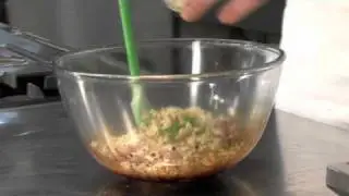 Crunchy Thai chicken and peanut cakes recipe