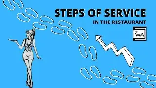 Waiter Training - STEPS OF SERVICE! How to wait tables. Full sequence of service!