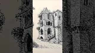#architecturalsketching #tranquility #peace #pensketch #calmmusic #relaxing #pendrawing