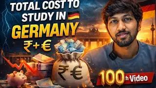 Total Cost to Study in Germany 🇩🇪 (₹ + €) | Full Breakdown 2026