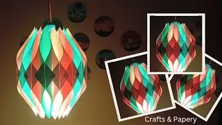Paper Lamp Idea for Diwali and Christmas Decorations / Diwali DIY light /DIWALI SPECIAL