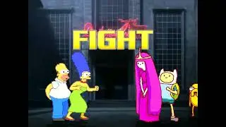 Marge & Homero Vs Dulce Princesa & Fin 🎮MUGEN🎮 ¿Quién crees que gane? 🌎
