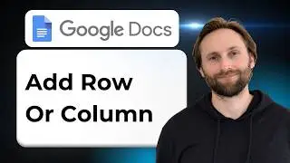 How to Add Another Row or Column to a Table in Google Docs