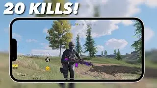 20 Kills Duo vs Squad w/ Ninja class + Insane Movement | iPhone 14 (4 Finger + Gyro)| COD Mobile