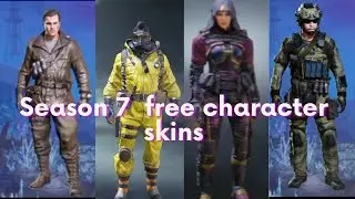 SEASON 7 ALL FREE CHARACTER SKINS | CODM 2022