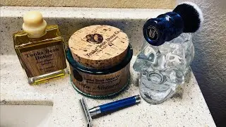 Luxury Shave with Sebum Gold Au Naturel Soap & Tonka Bean Butter Post Shave Serum