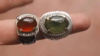 natural fire/green opal 00126 ( SOLD OUT )