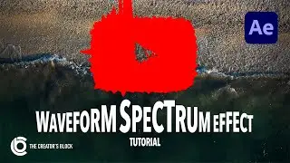 AUDIO VISUALIZER EFFECT // Audio Waveform Logo Spectrum // After Effects Tutorial