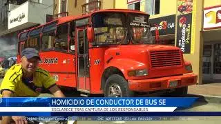 CNC Noticias Pasto - Homicidio de conductor de bus se esclarece tras captura de los responsables