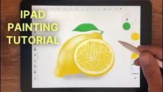 How to draw realistic lemon with autodesk sketchbook #speedpaint #sketchbook #howtodraw #drawwithme