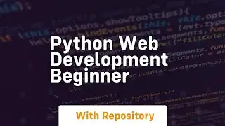 python web development beginner