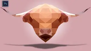 How To: Low Poly Effect In Photoshop (3 Min) | Low Poly Art Tutorial