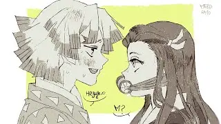 AMV's/Зеницу и Незуко/дурак и молния/Король и Шут