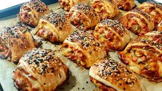 Вкусна закуска с бутер тесто