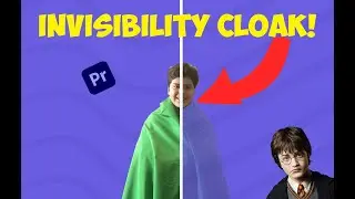 How to Make a Harry Potter Invisibility Cloak! (Premiere Pro)