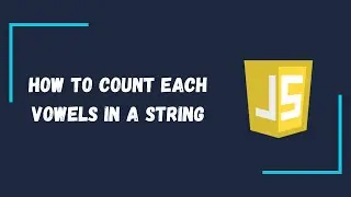 How to find each vowel count in a string using Javascript