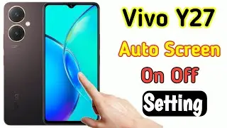 Vivo y27 auto screen on off setting | Vivo y27 double tap on off screen setting kaise kare