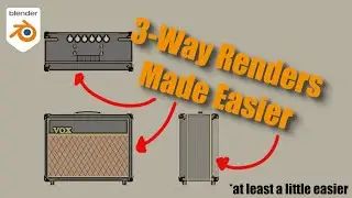 Rendering a 3-Way Image in Blender - Great for Technical / Product Renders!