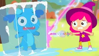 Nein, nein KLEINE HEXE! Verwandle dein Haustier nicht in einen EISDRACHEN! Hexen Geschichten