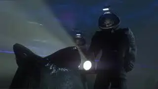 Alien-isolation face huger and egg scene