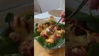 Грибочки с беконом в сливочном соусе🤌🏽🍲#рецепты #рецептынакаждыйдень #рецептужина