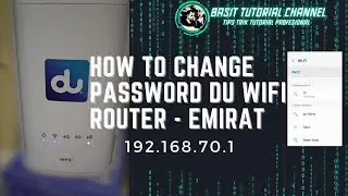 HOW TO CHANGE PASSWORD DU WIFI ROUTER || EMIRAT🇦🇪