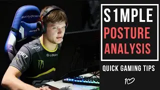 s1mple - Pro Posture Check from an Esports Physical Therapist 