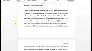 Inserting a footnote
