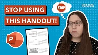 How to prepare interactive handouts or worksheets for your presentations in PowerPoint
