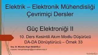 Güç Elektroniği | Örnek-33 MATLAB/Simulink Benzetimleri