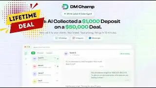 DM Champ Lifetime Deal - Your 24/7 AI Sales Assistant