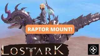 Lost Ark - Silver Combat Raptor Mount!