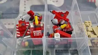 The famous three tier Lego/building blocks storage portable box
