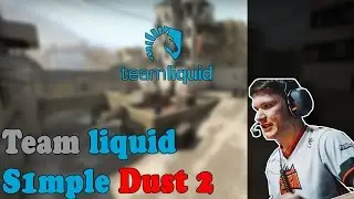 Team Liquid s1mple playing CS:GO Faceit on dust 2 (twitch stream)