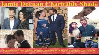 Jamie Dornan charity and answering questions about Fifty shades trilogy