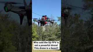 Dji FPV drone is such a powerful machine | 0-93mph in seconds 