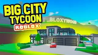 ЖИВУ ПО БОГАТОМУ! НОВАЯ МАШИНА И НОВЫЙ ОСОБНЯК! ROBLOX Big City Tycoon #4