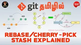 GIT in Tamil #5 | Git Rebase vs Git Cherry-Pick vs Git Stash | Git Tutorial