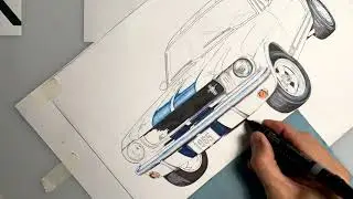 1965 Shelby Illustration Time-Lapse