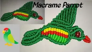Step By Step Full Tutorial Of Macrame Parrot 🦜| DIY How To Make Macrame Parrot 🦜 Design|