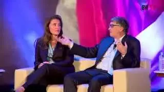 Bill Gates and His Wife  