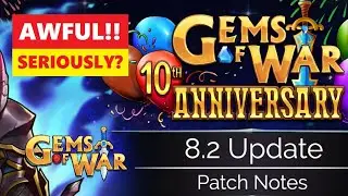 Gems Of War 8.2 Update 10th Anniversary is NOT GOOD!