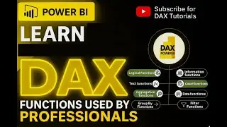 Power BI DAX Full Course(5 Hours)|Learn All DAX Functions Step-by-Step| FREE Sample File and DAX PPT