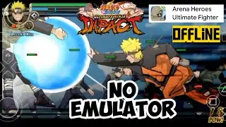 Arena Heroes Ultimate Fighter - Naruto game - Ga perlu emulator bisa langsung di mainkan!! | Android