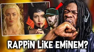 SHE RAPPIN LIKE EMINEM! | MALEFICENT vs DAENERYS Princess Rap Battle (REACTION)