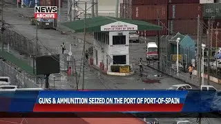 Firearms Seized at Port Of Port Of Spain